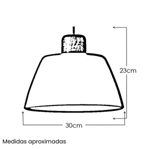 L&aacute;mpara Techo Rhodo  ilumeco lamparas huggastore.myshopify.com Hugga Store