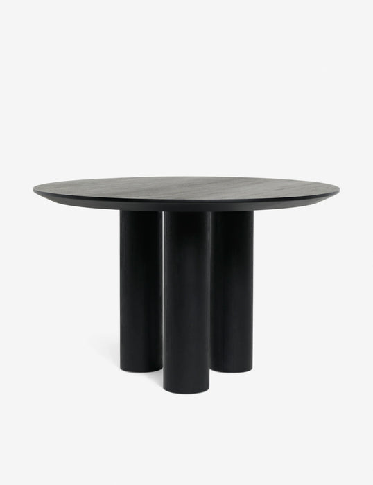 Mesa Comedor Redonda Libia Negra  HUGGA  huggastore.myshopify.com Hugga Store