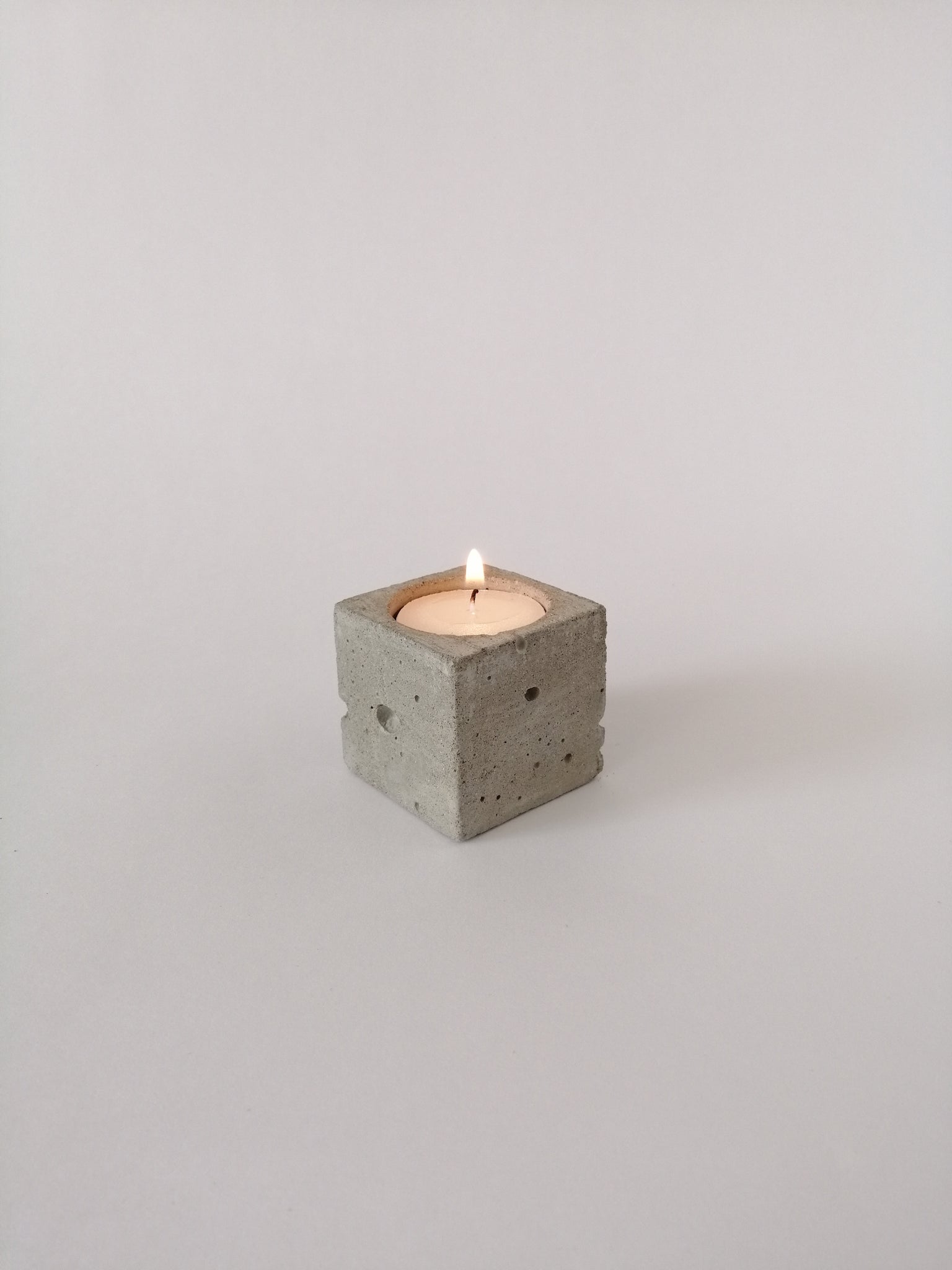 Porta Velas En Concreto  Hugga Store velas huggastore.myshopify.com Hugga Store