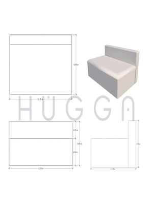 Mueble Zitta  Hugga Colombia sof&aacute; huggastore.myshopify.com Hugga Store