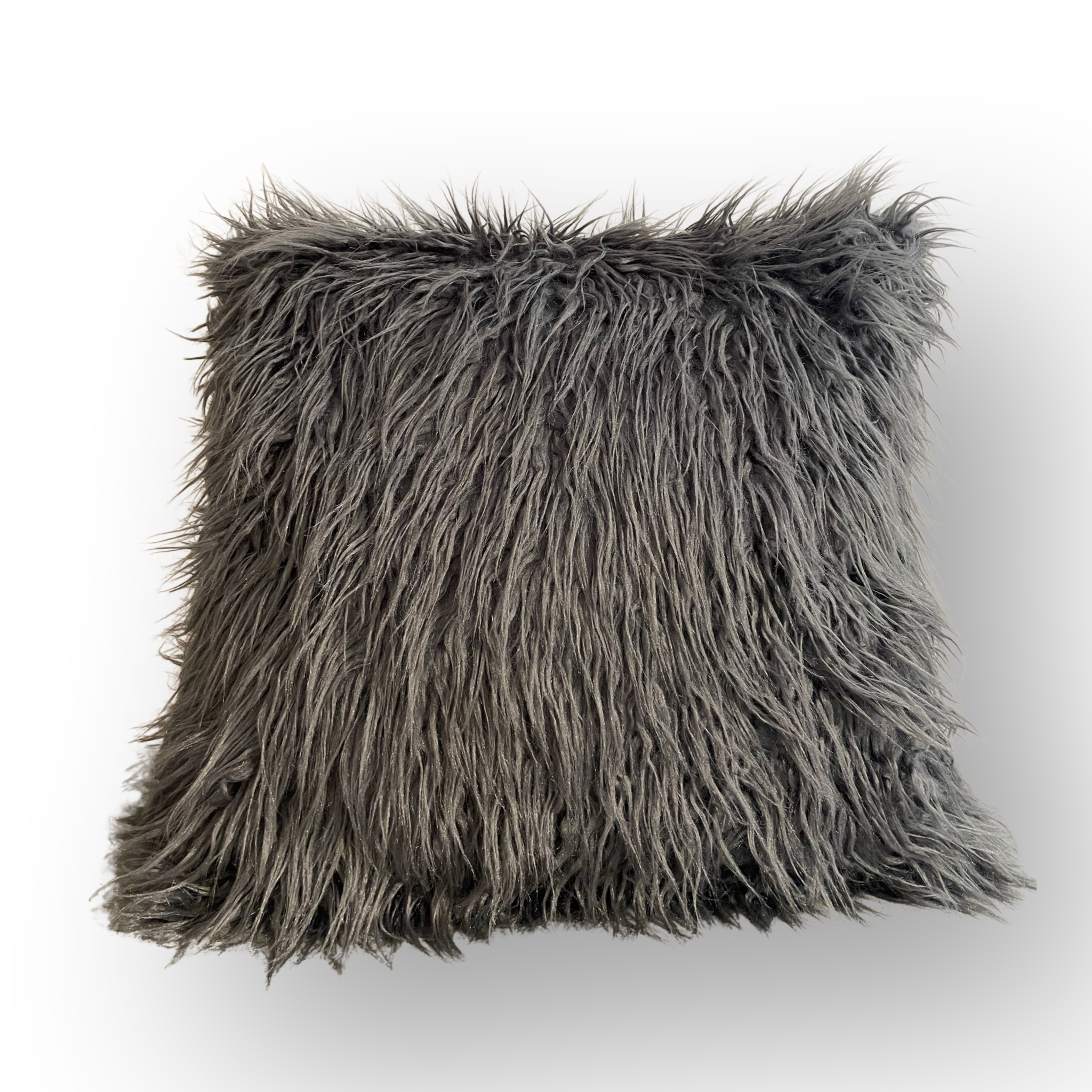 Coj&iacute;n Faux Fur Gris Oscuro Coj&iacute;n (Con relleno) Hugga Colombia Cojines huggastore.myshopify.com Hugga Store